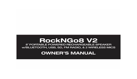 rockville rpb1 owner manual