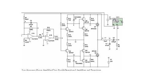 class d audio amplifier schematic