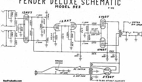 fender amp schematics free