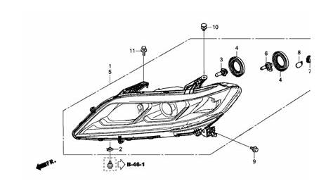 2013 honda accord headlight diagram
