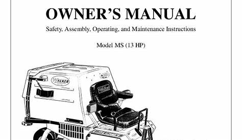 Parts Online: Walker Mower Parts Online