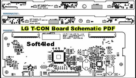 LG LCD/LED TV T-CON Board Schematic Diagram PDF Download