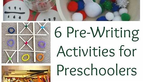 6 Pre-Writing Activities for Preschoolers | www.GoldenReflectionsBlog
