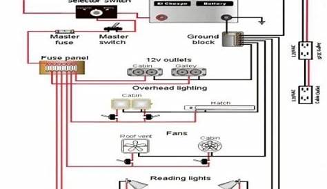 the wiring diagram for an electrical device