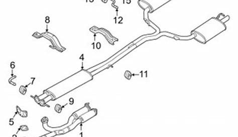 2014 Ford Explorer Exhaust System Diagram