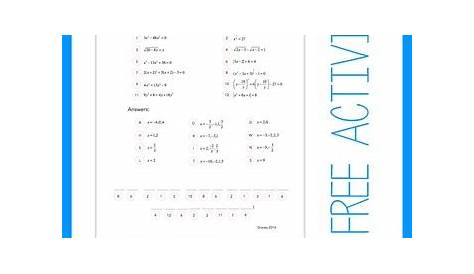 Free Solving Equations Puzzle Worksheet - Example Worksheet Solving