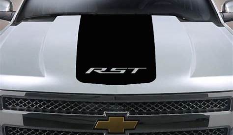 2019 2020 Chevy Silverado 1500 RST Hood Decal Sticker