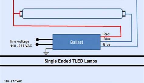 fused tube light circuit diagram