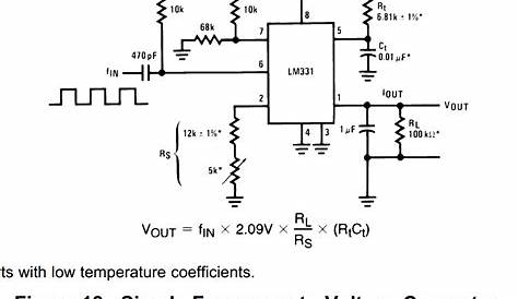 frequency to voltage converter schematic