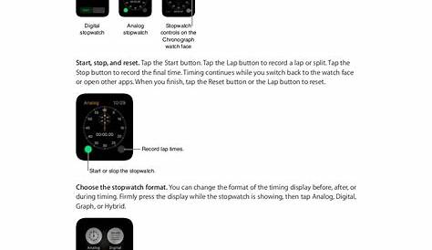 Apple watch user guide