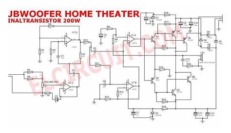 2.1 home theatre circuit diagram