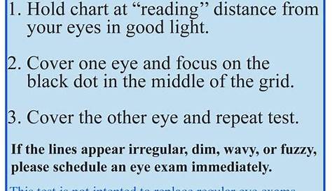 eye test chart grid