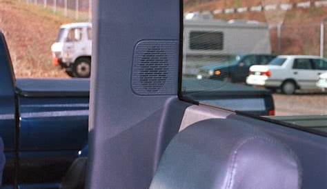 2004 chevy silverado single cab speaker size