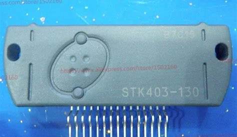 STK403 130-in Integrated Circuits from Electronic Components & Supplies