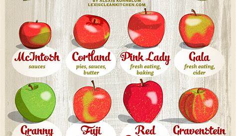 best apples for apple pie chart