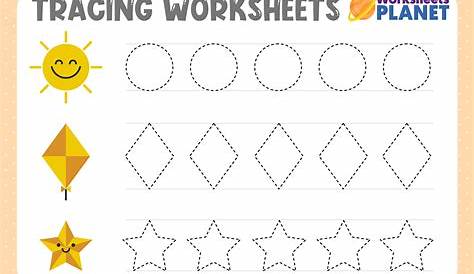 line tracing worksheet for toddlers