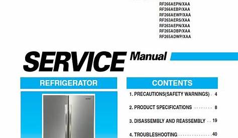 Samsung Digital Refrigerator Manual