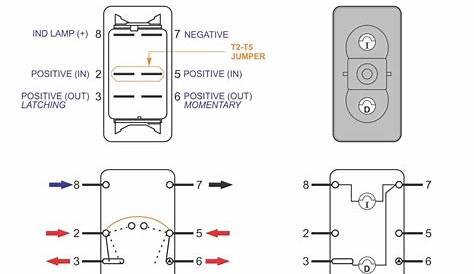 6 Pin Rocker Switch Wiring Diagram - Wiring Diagram