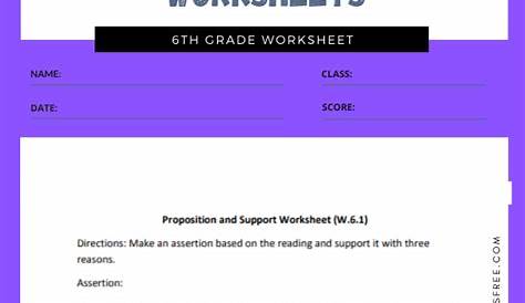 6th grade ela common core worksheets 5 | Worksheets Free