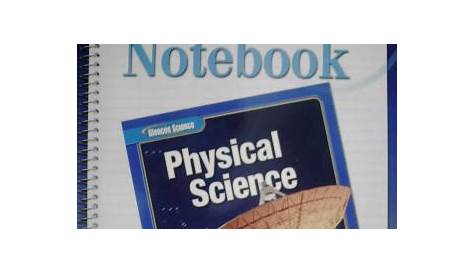 physical science workbooks