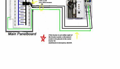 Electric Tankless Water Heater Wiring Diagram - Lace Art