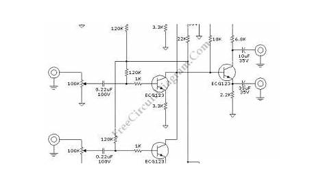 Transistor Audio Mixer - Electronic Circuit