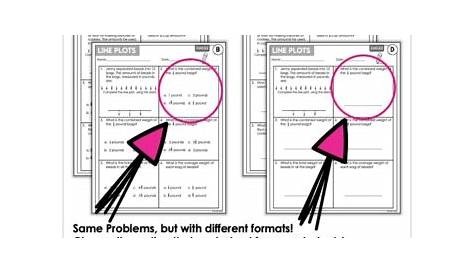 line plots worksheet with fractions