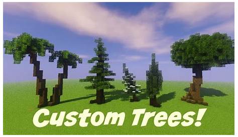 Minecraft Small Custom Trees - Minecraft Kit