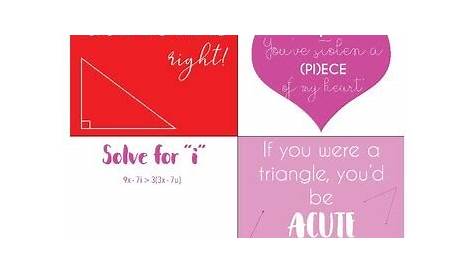 Valentine's Day Math Pun Cards / Classroom Decor by Emillion Thoughts