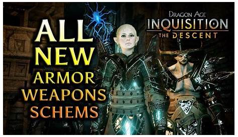 dragon age inquisition tier 4 armor schematics