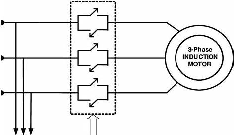 3 phase soft starter circuit diagram