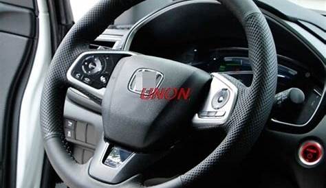 Steering wheel Cover Fit For Honda CRV CR V 2008 2018 Genuine Leather