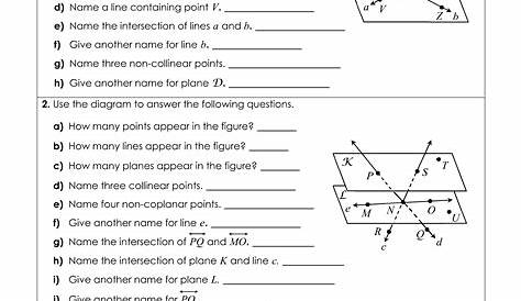 1.1 Naming Points, Lines. planes, and angles! - Karlee Pins | Library