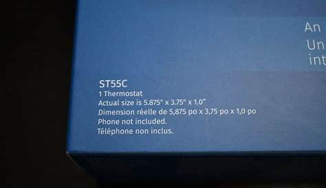 Emerson ST55C Sensi WiFi Smart Thermostat Apple HomeKit Alexa Wink | eBay