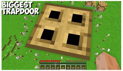 minecraft can mobs see through trapdoors