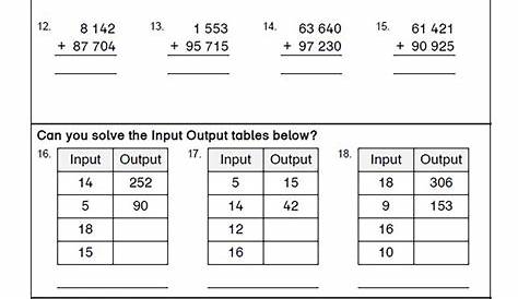 GRADE 6 MATH CHALLENGE – FULL YEAR REVISION – 15 PAGES WORKSHEETS +15
