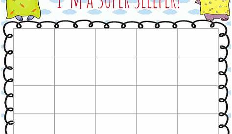 Bedtime Reward Chart when a Child Won't Stay in Bed Simply Sweet Days