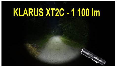 KLARUS XT2C 1100 lumens (version kit) - test complet - YouTube