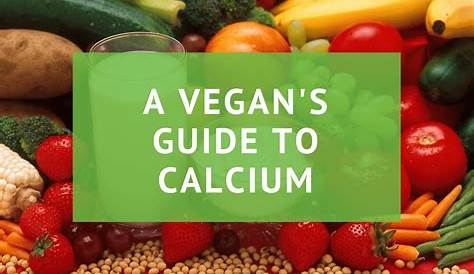 calcium for vegan sources