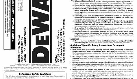 DEWALT DW297 INSTRUCTION MANUAL Pdf Download | ManualsLib