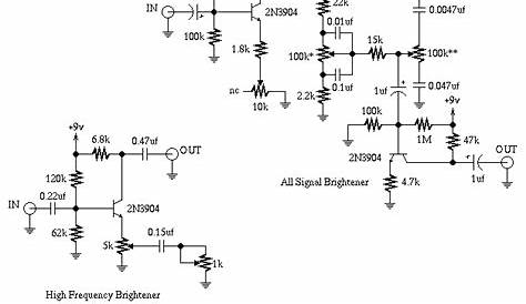 simple bass booster circuit diagram