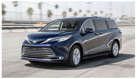 2021 Toyota Sienna Hybrid Minivan Pros and Cons Review