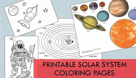solar system printable free