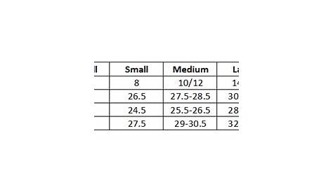 Youth Size Chart – Help Desk @ Palmetto Moon