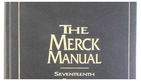 THE MERCK MANUAL, 17th Edition