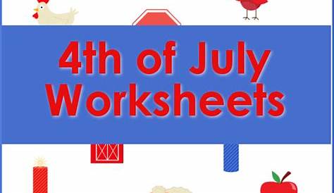 printable 4th of july worksheets