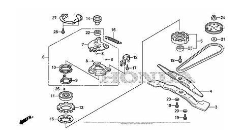 Honda HRX217K5 VYAA LAWN MOWER, USA, VIN# MAGA-2370001 Parts Diagram