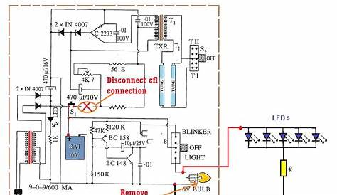 mr light emergency light circuit diagram