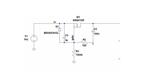 Electronic – P-Channel MOSFET Inrush Current Limiting – Transistor burn