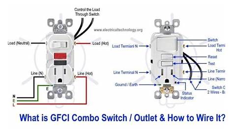 gfci wiring diagram with switch